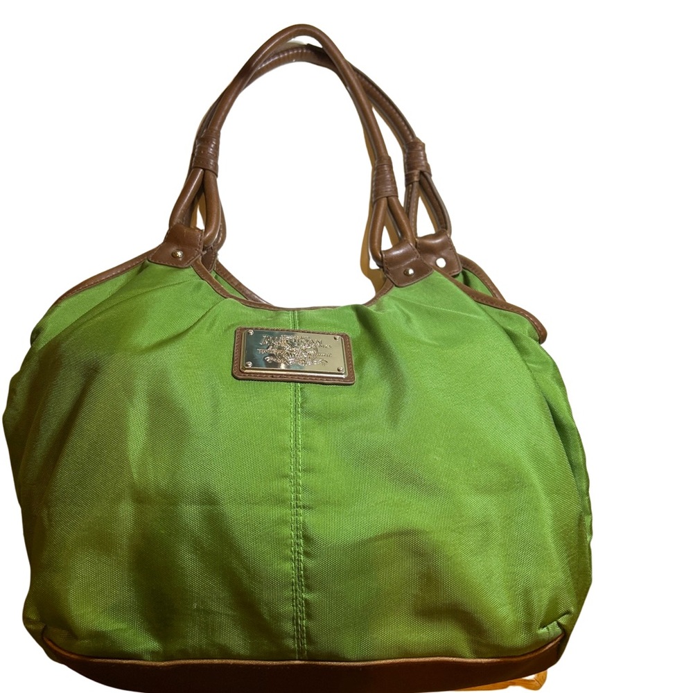 American living green with brown handles and trim